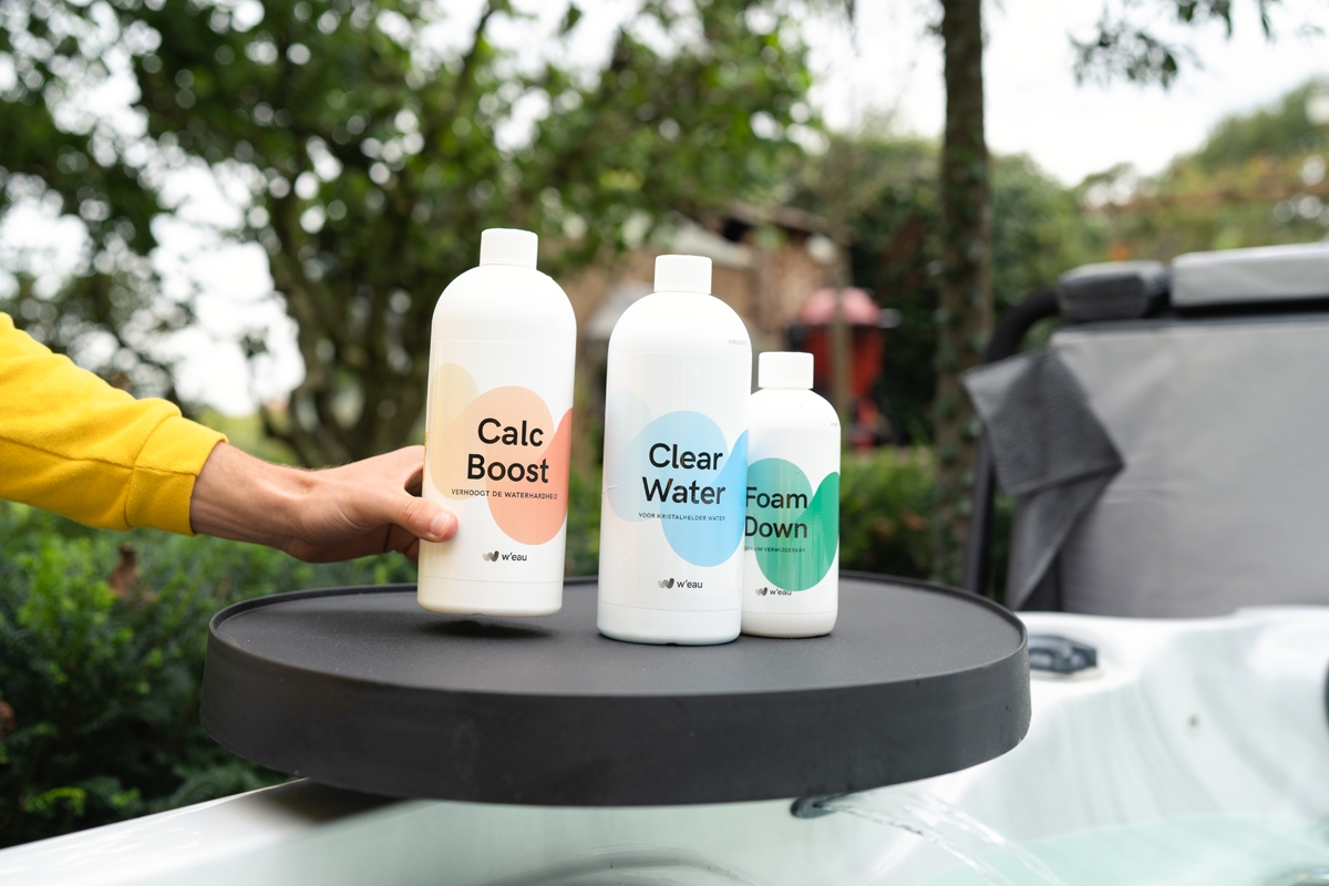 W'eau Foam Down ontschuimingsmiddel, clear water en calc boost