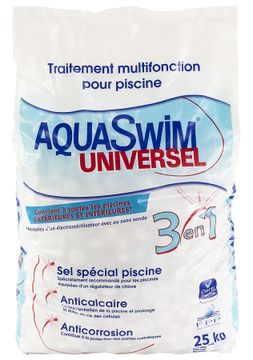 AquaSwim Universel 3 in 1 zwembadzout - 25 kg