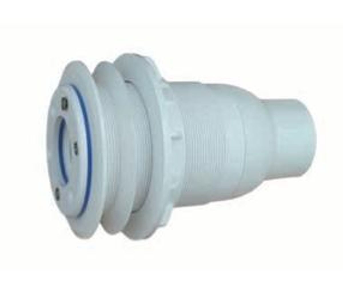 Adagio plus wanddoorvoer vaste buis D50/63mm (RVS/houten baden)