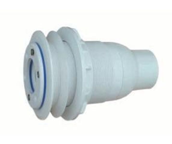 Adagio plus wanddoorvoer vaste buis D50/63mm (RVS/houten baden)