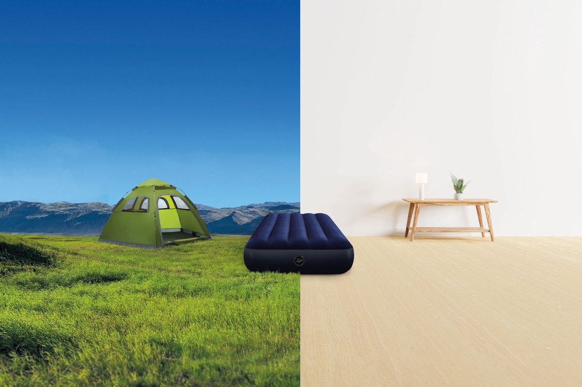 Intex Classic Downy luchtbed - 1-persoons extra smal (76 cm)