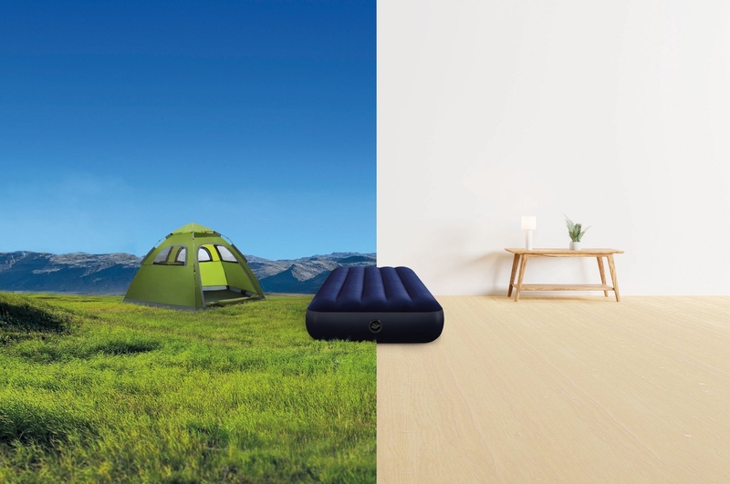 Intex Classic Downy luchtbed - 1-persoons extra smal (76 cm)