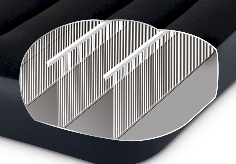 Intex Classic Luchtbed - Eenpersoons - Met Ingebouwde Elektr