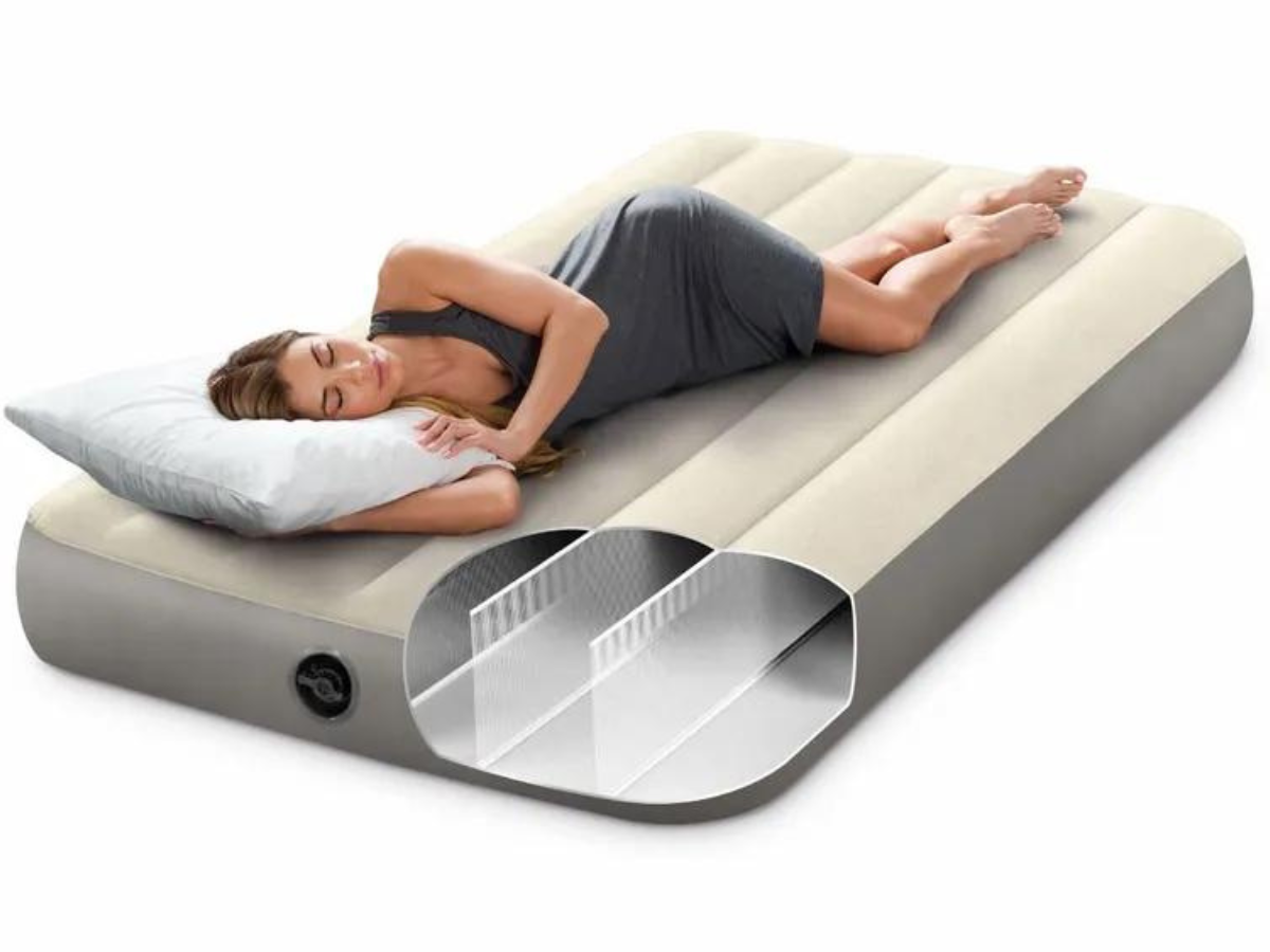 Intex Deluxe Laag luchtbed - 1-persoons (99 cm)