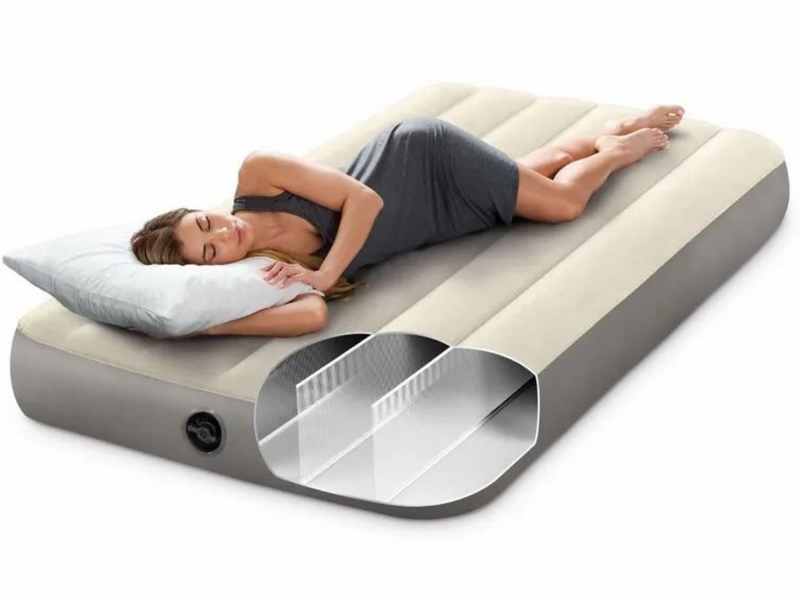 Intex Deluxe Laag luchtbed - 1-persoons (99 cm)