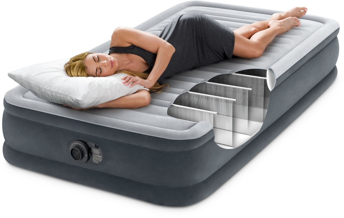 Intex Comfort Plush Luchtbed - Eenpersoons 