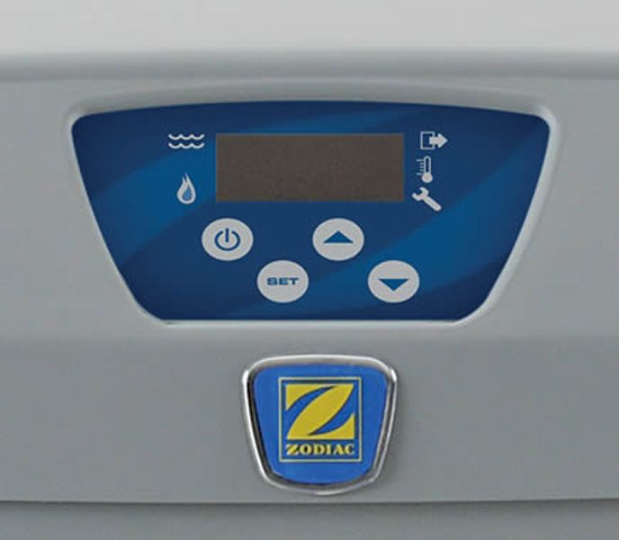 Zodiac Z200 M3 zwembad warmtepomp display
