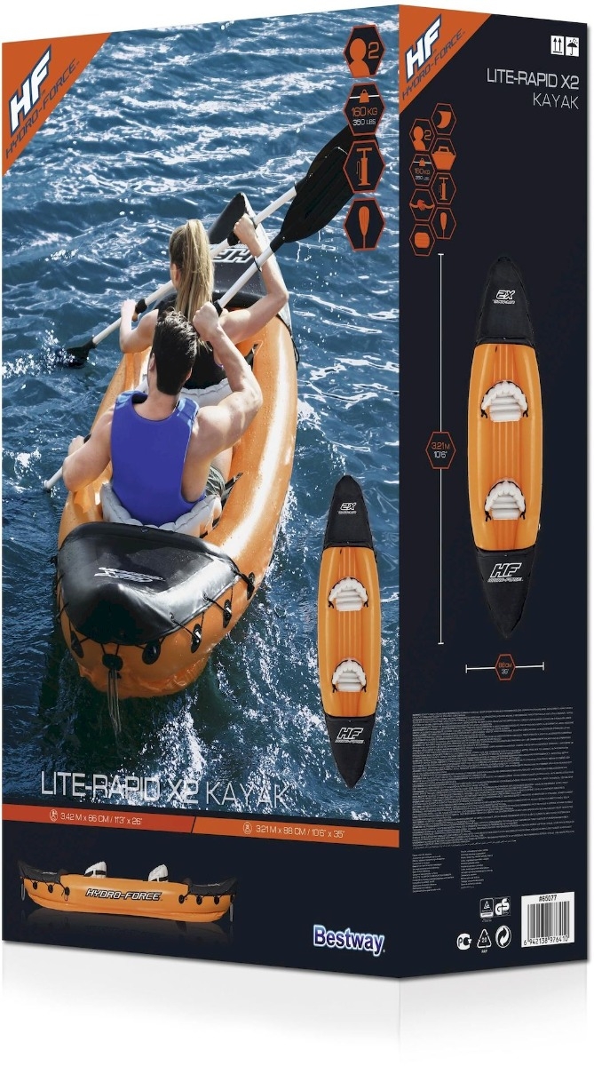 Hydro Force Lite-Rapid X2 opblaasbare kajak
