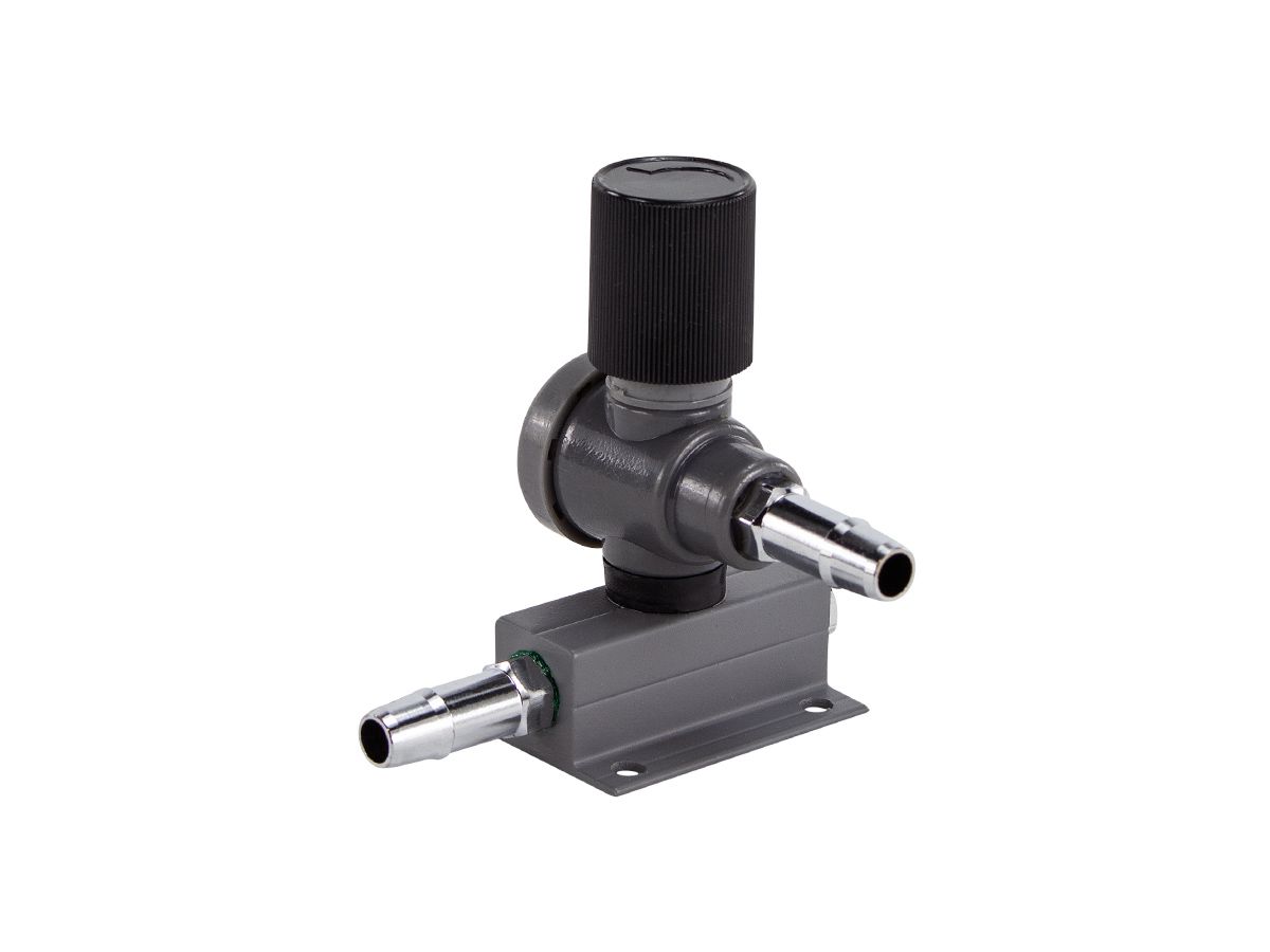 9mm luchtverdeler met kraan - 1 uitgang