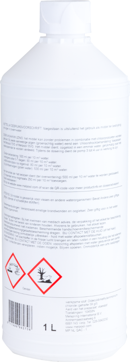 Melpool QAC anti alg - 1 liter

