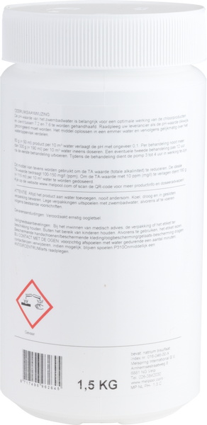 Melpool pH minus poeder - 1,5 kg
