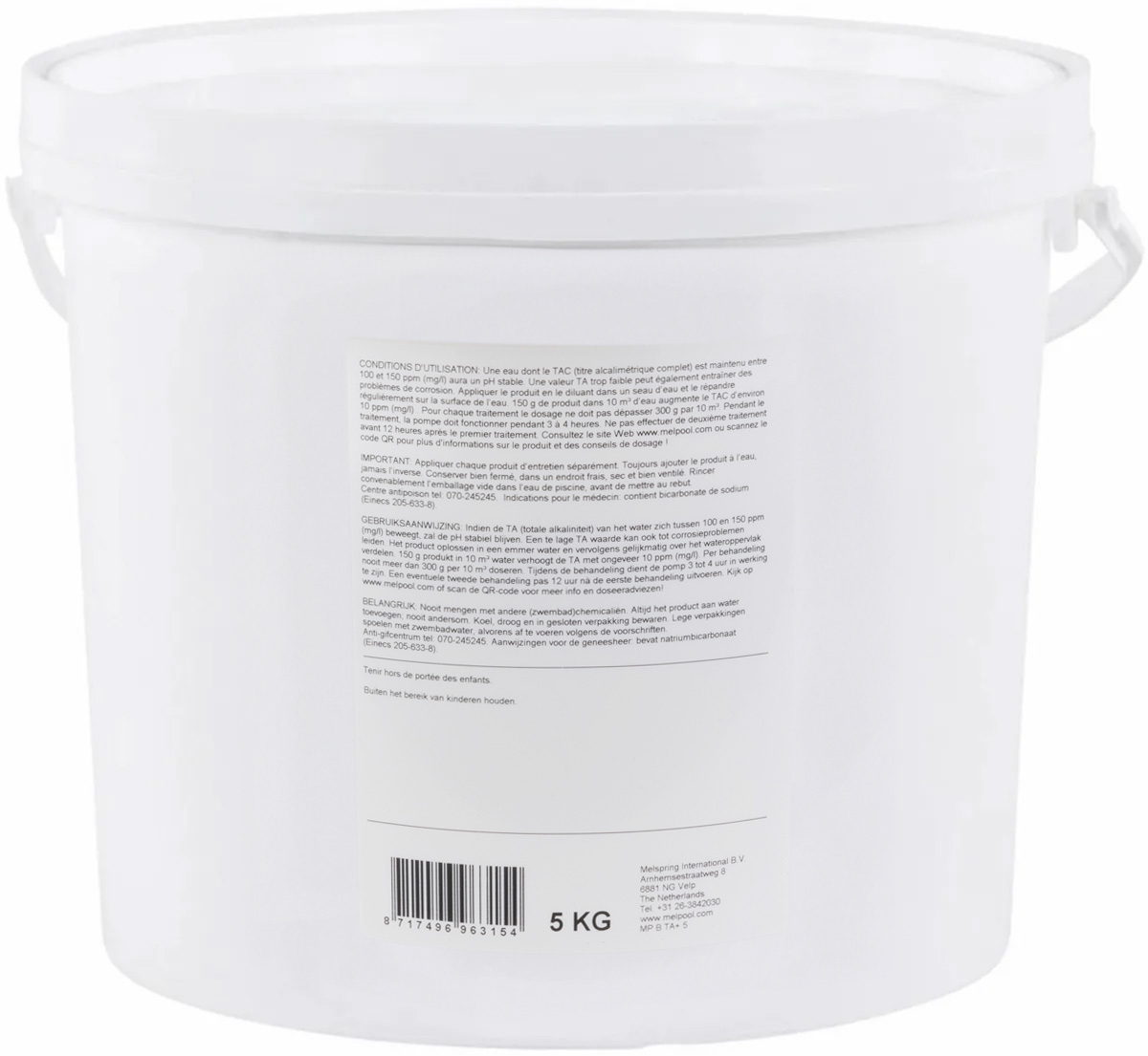 Melpool TA+ Alkaliteit 5 kg