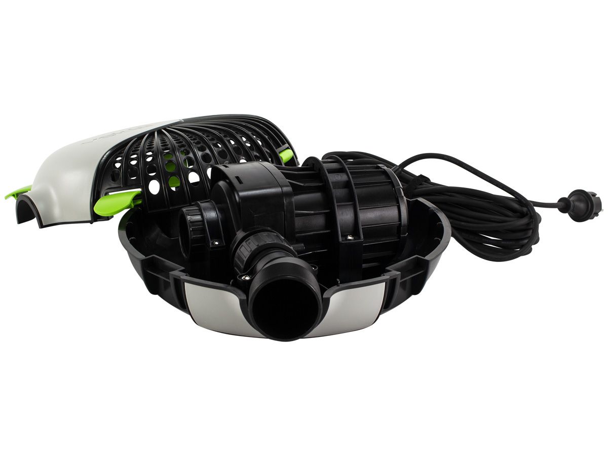 Velda Green Line 5000 vijverpomp binnenkant.