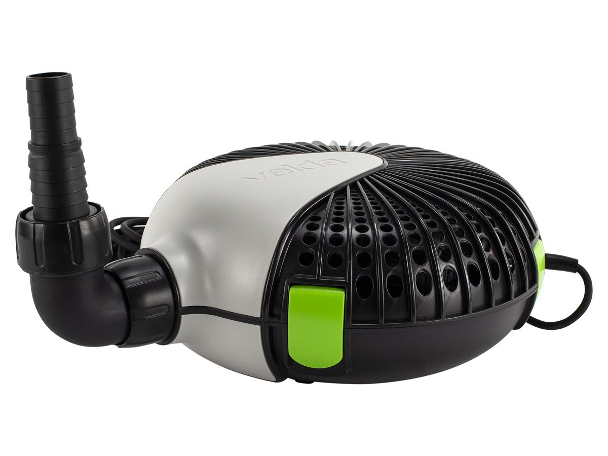 Velda Green Line 12500 vijverpomp zijaanzicht.