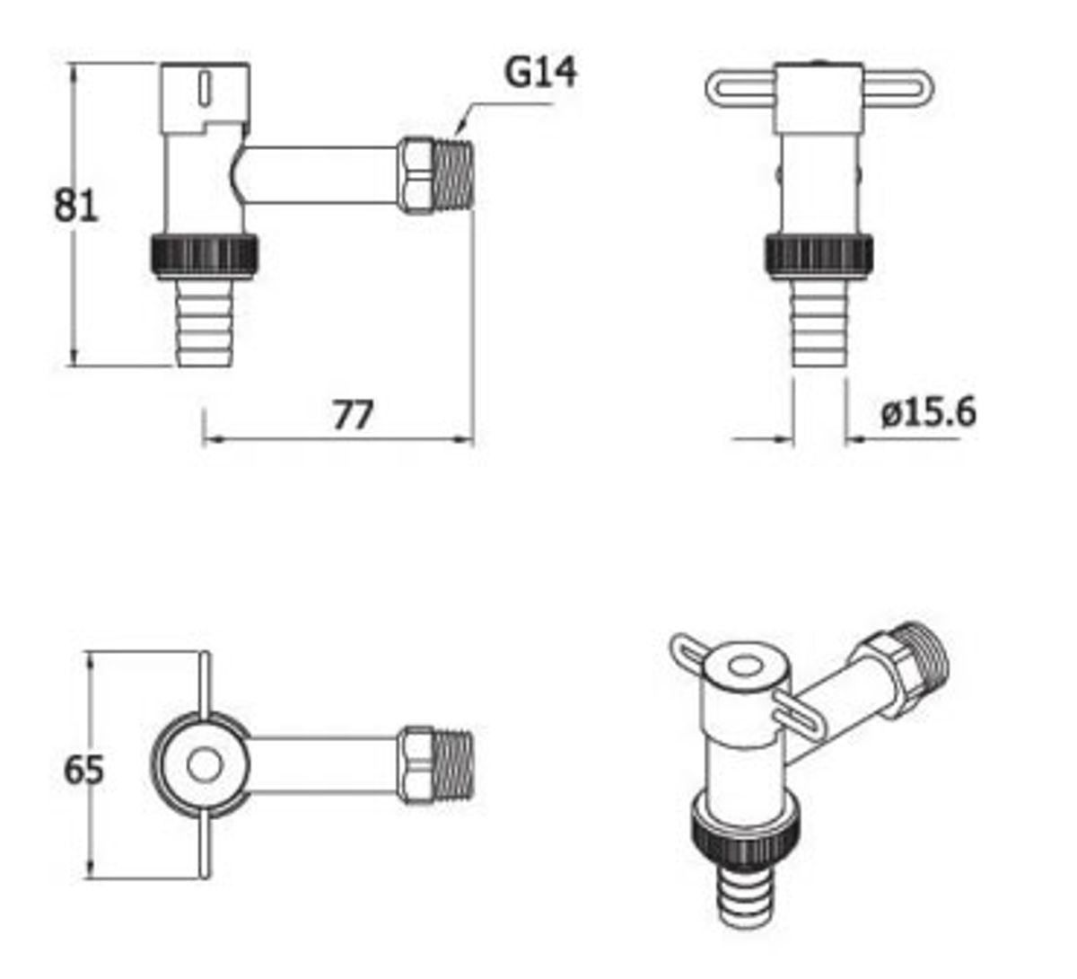 Buitenkranen Trend schematisch