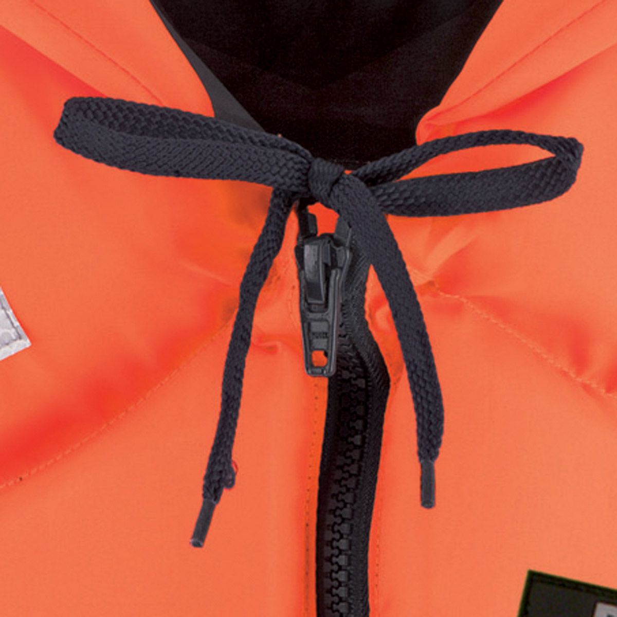 Besto Racingbelt 50N junior reddingsvest  rits closeup