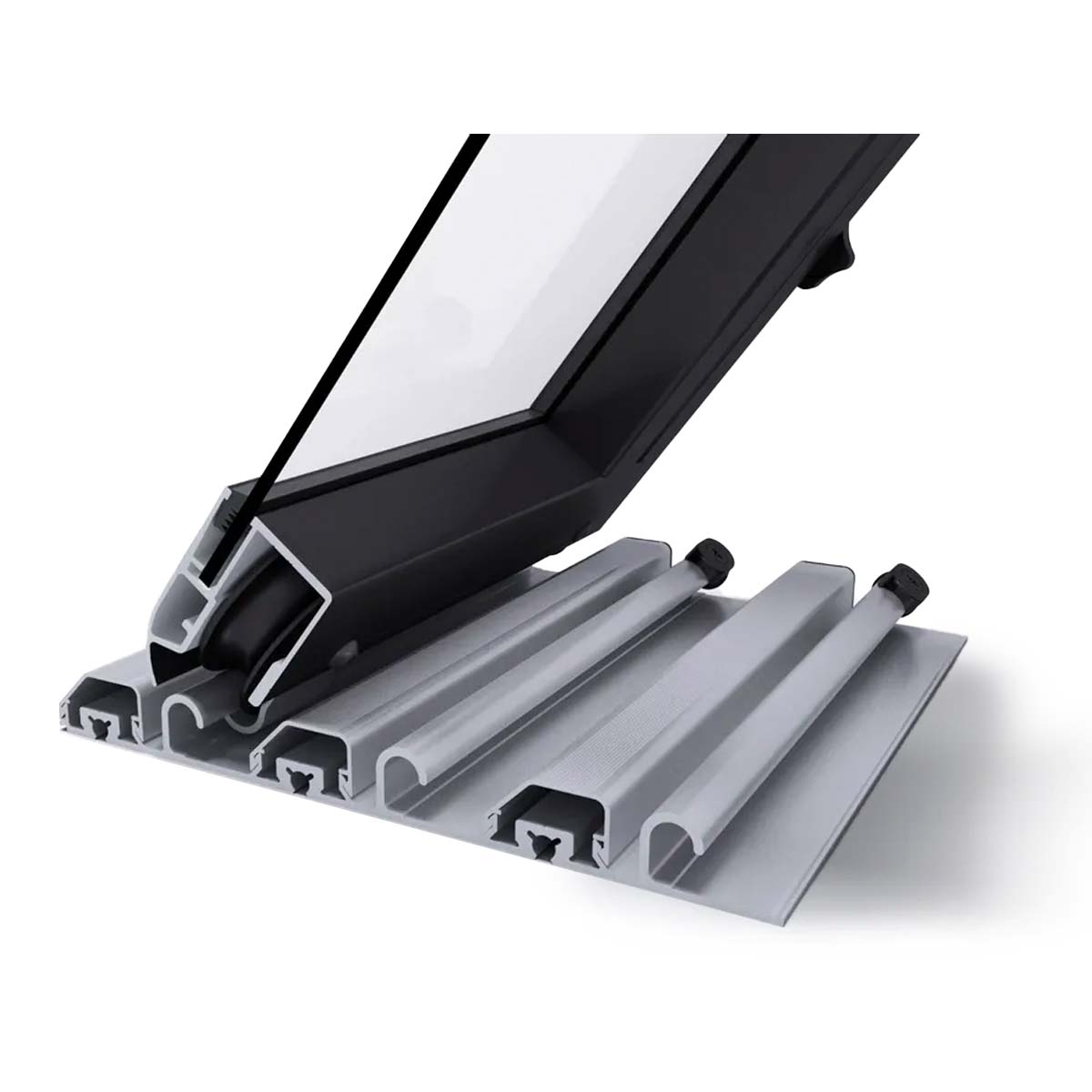 Albixon Dallas Clear A zwembadoverkapping
rail