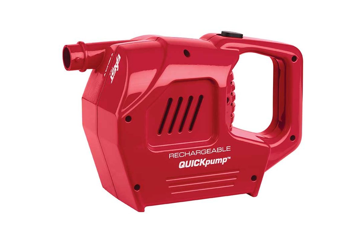 Coleman Quickpump luchtpomp met accu - achteraanzicht