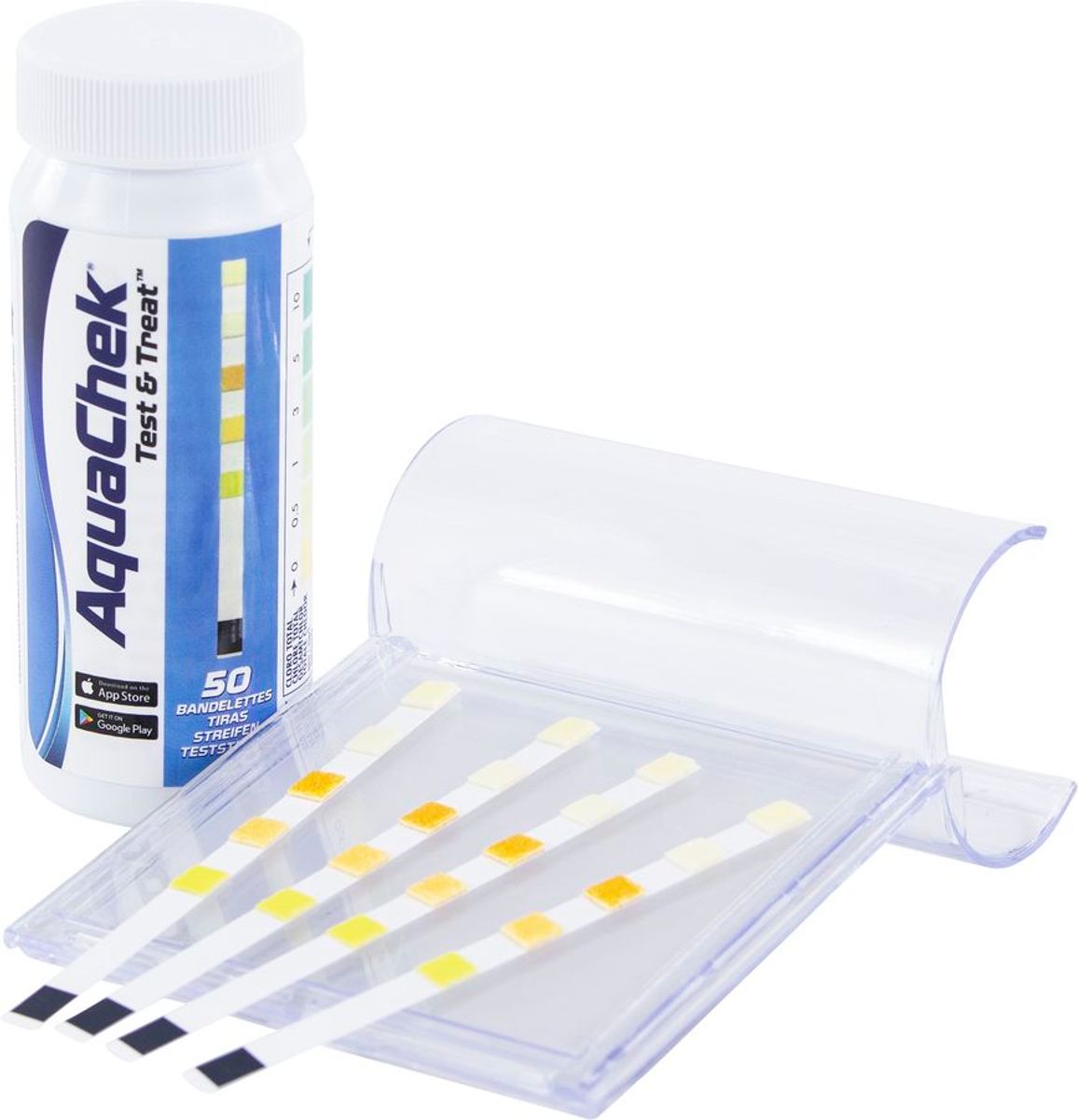 Aquachek Test & Treat teststrips met app