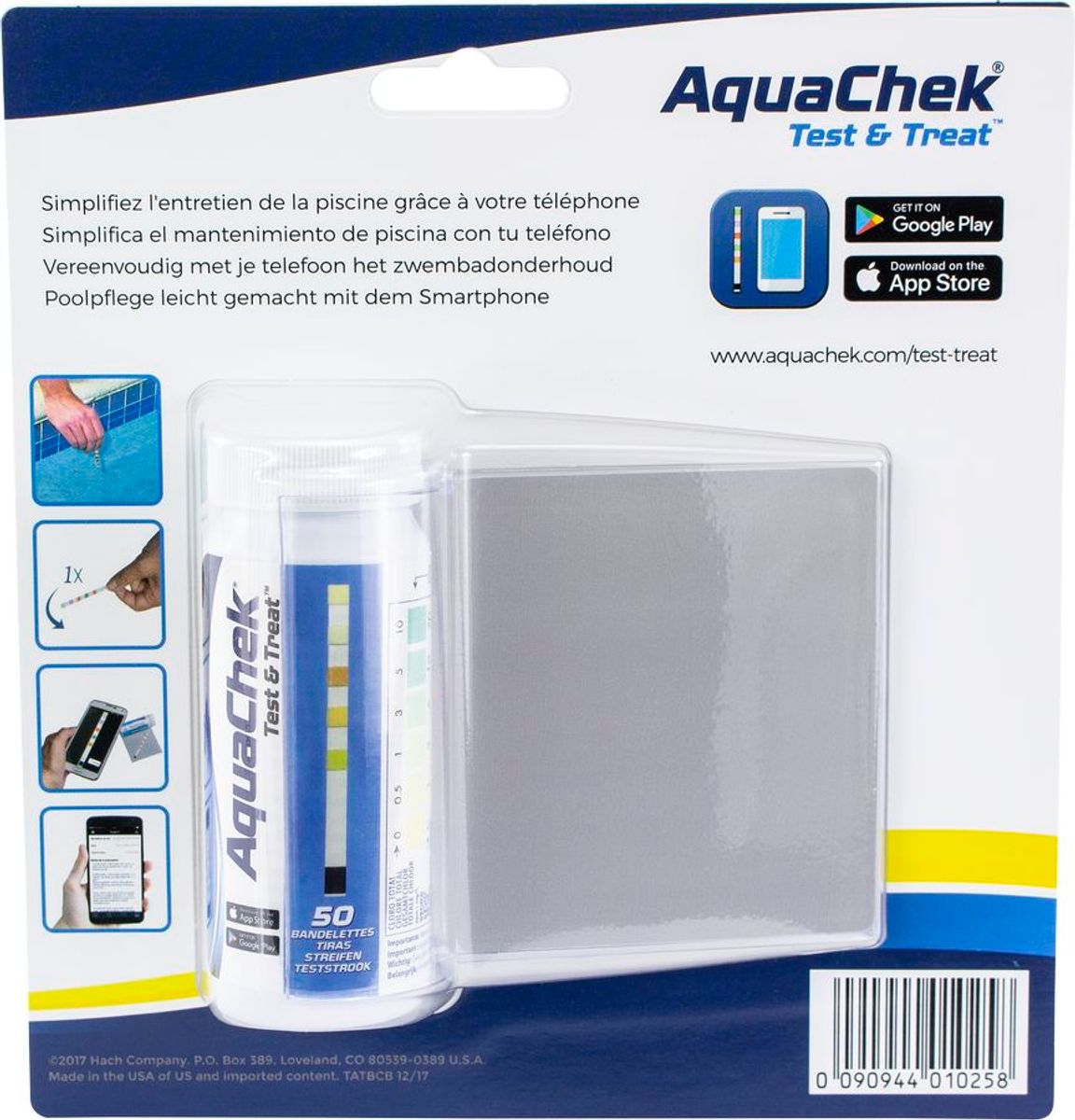Aquachek Test & Treat teststrips met app