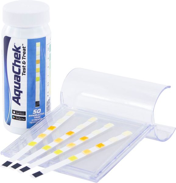 Aquachek Test & Treat teststrips met app