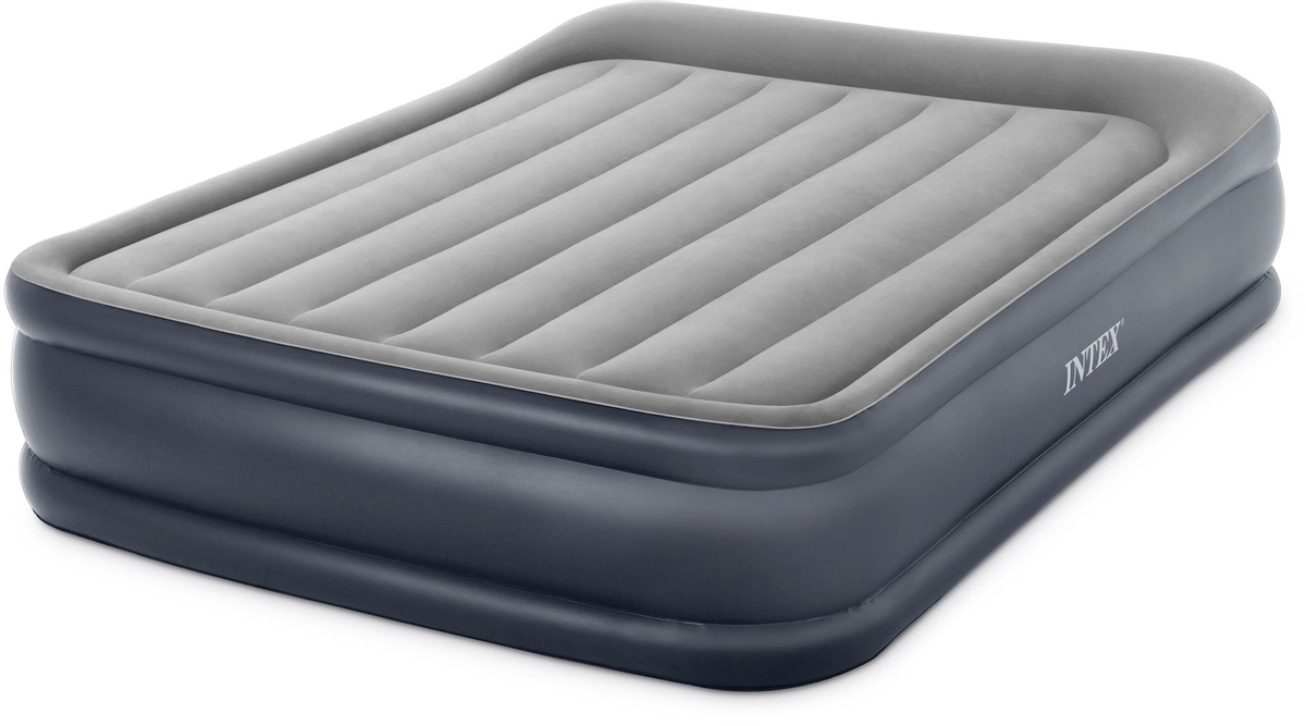Intex Deluxe Pillow Rest luchtbed - Queensize - pomp