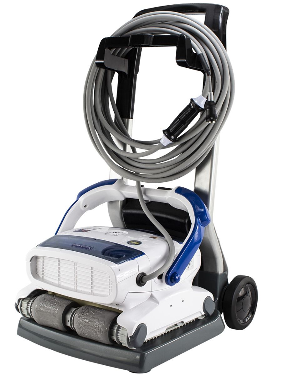 Astral H5 DUO zwembadrobot caddy.