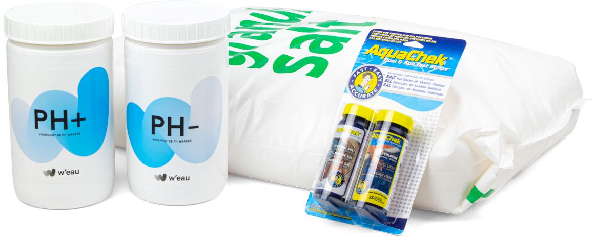 Toppy startset met zout voor spa's