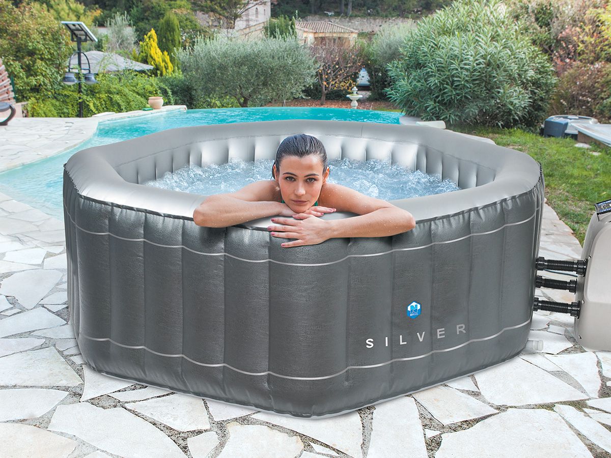 NetSpa Silver opblaasbare jacuzzi 5 persoons
