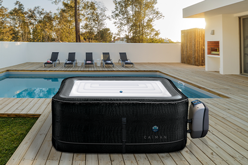 NetSpa Opblaasbare Coverdeksel Vierkant - 4 persoons