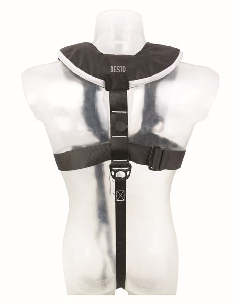 Besto Comfort Fit 165N roze reddingsvest sluiting