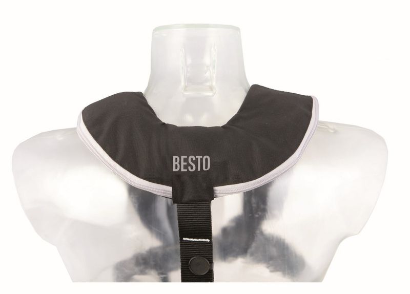 Besto Comfort Fit 165N roze reddingsvest achterkant