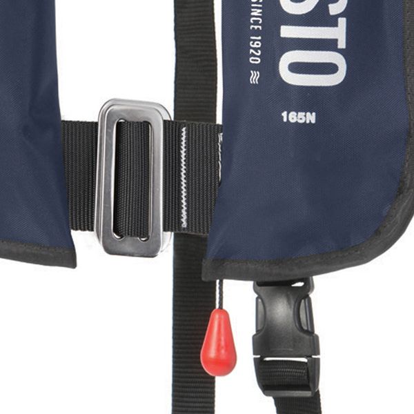 Besto 165N blauw reddingsvest sluiting voorkant