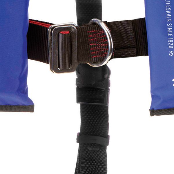 Besto Inflatable 100N blauw reddingsvest sluiting