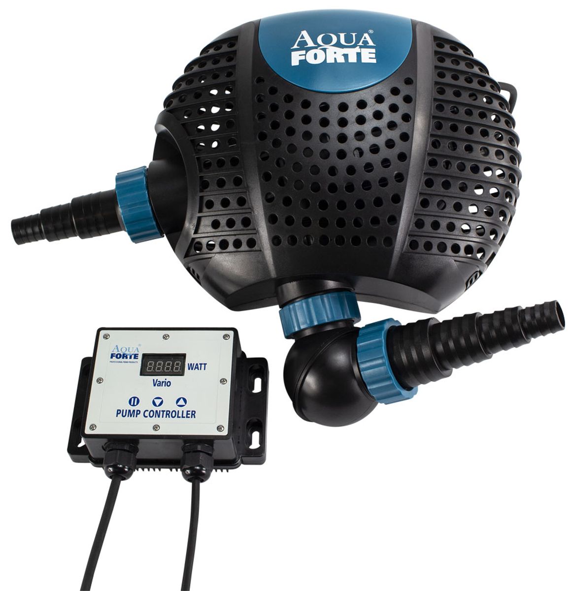 Aquaforte O-Plus 10000 Vario vijverpomp bovenaanzicht.