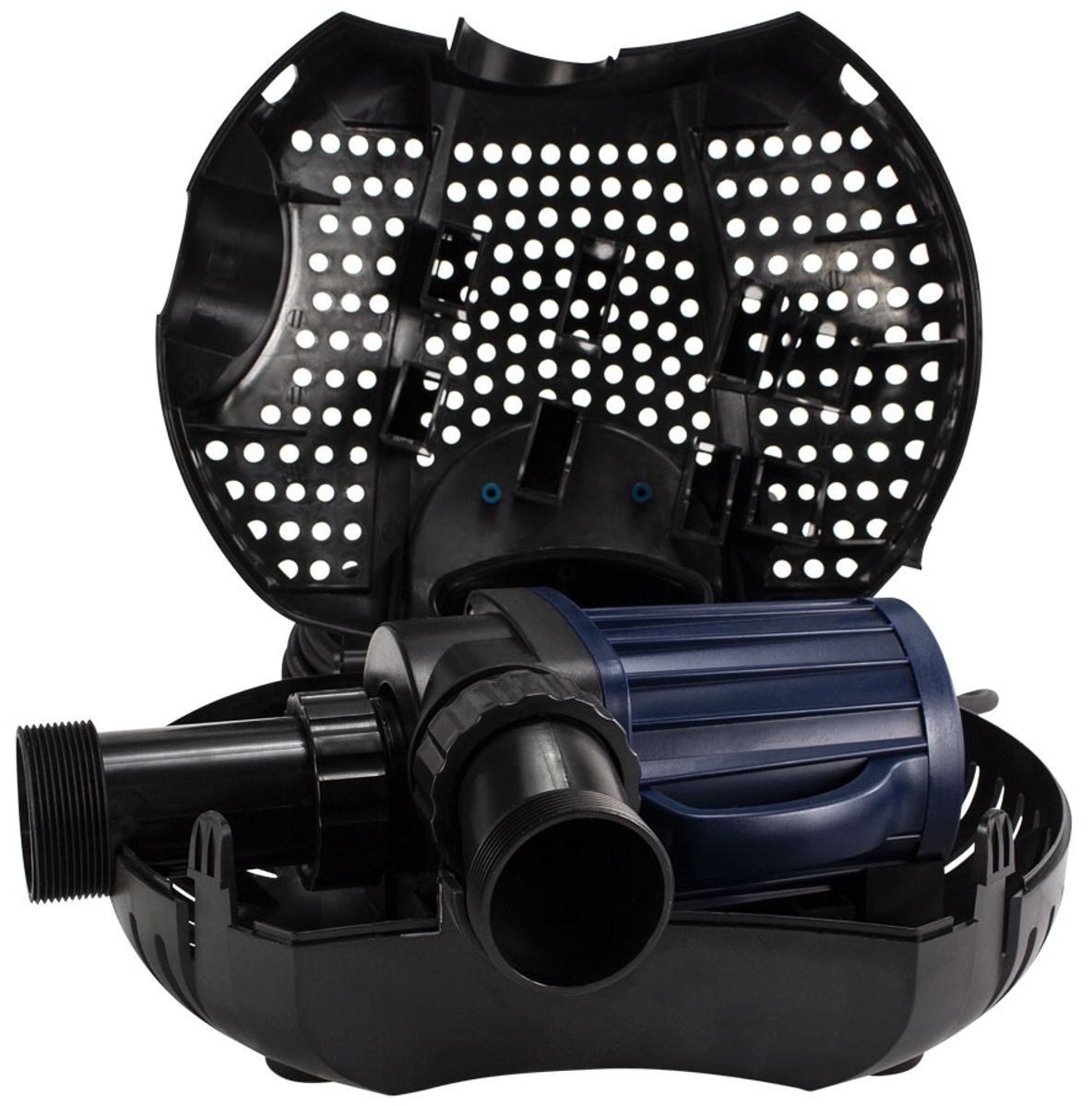 Aquaforte O-Plus 10000 Vario vijverpomp binnenkant.