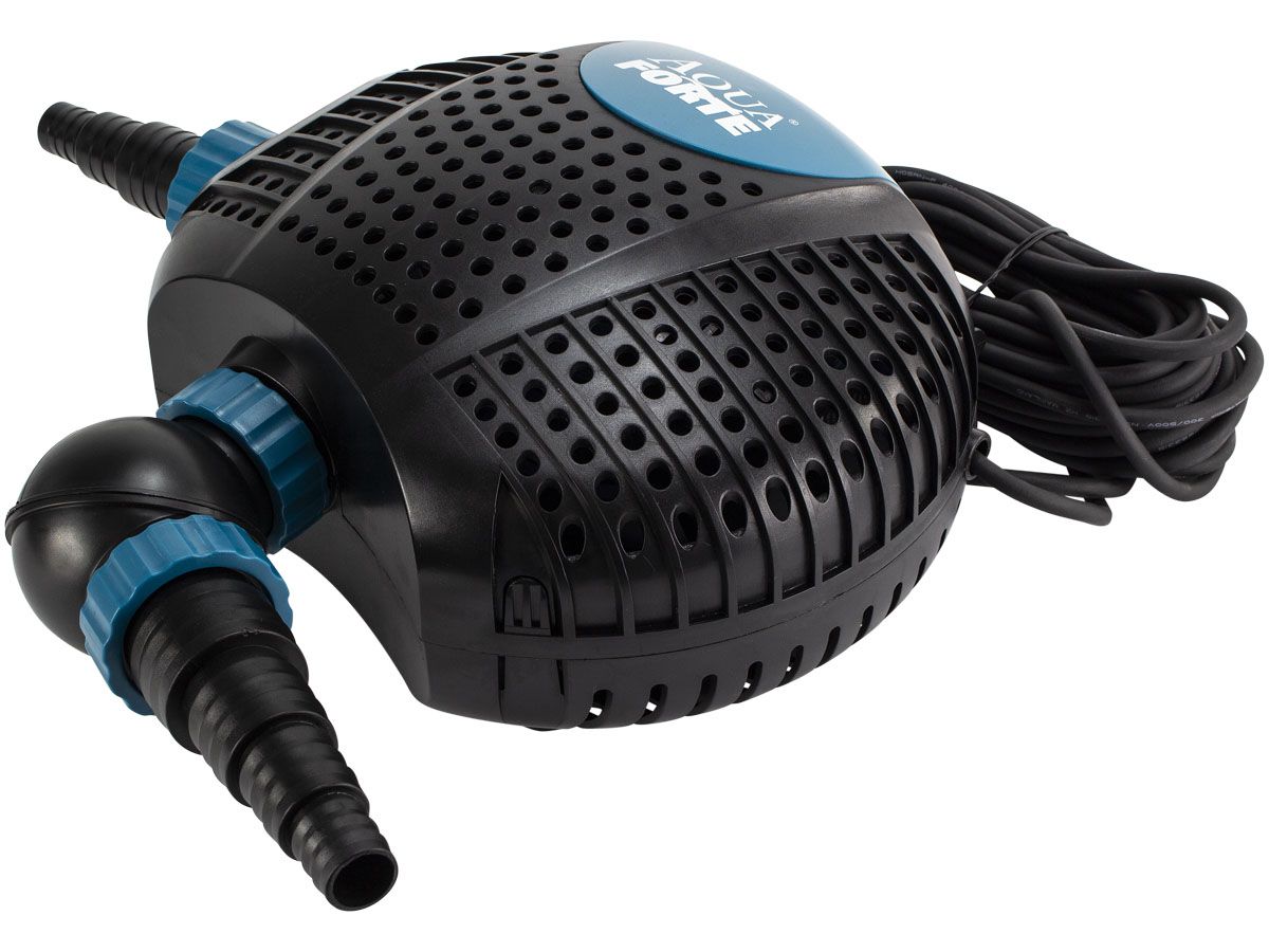 Aquaforte O-Plus 20000 Vario vijverpomp zijaanzicht.