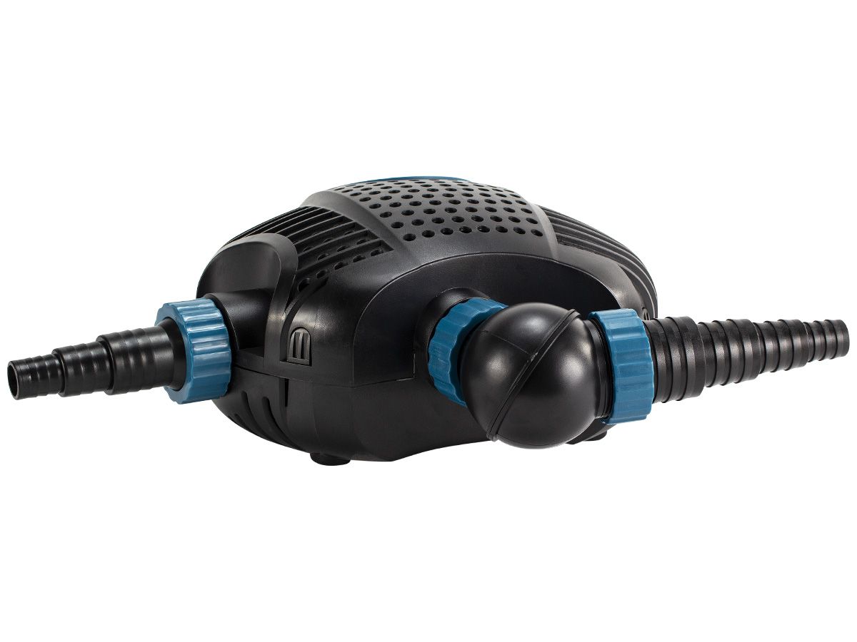 Aquaforte O-Plus 20000 Vario vijverpomp detail aansluiting.