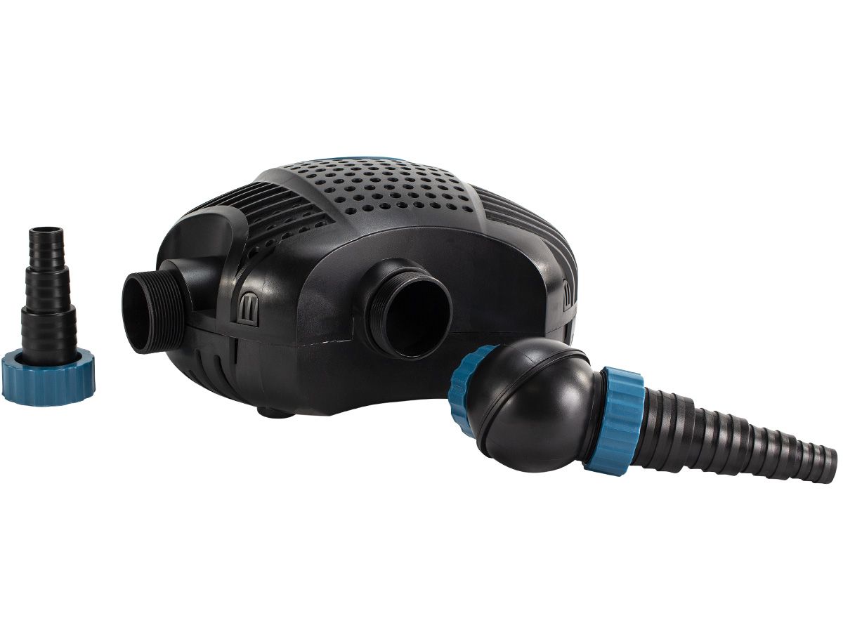 Aquaforte O-Plus 20000 Vario vijverpomp aansluiting.