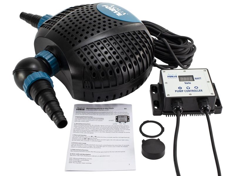 Aquaforte O-Plus 20000 Vario vijverpomp onderdelen.