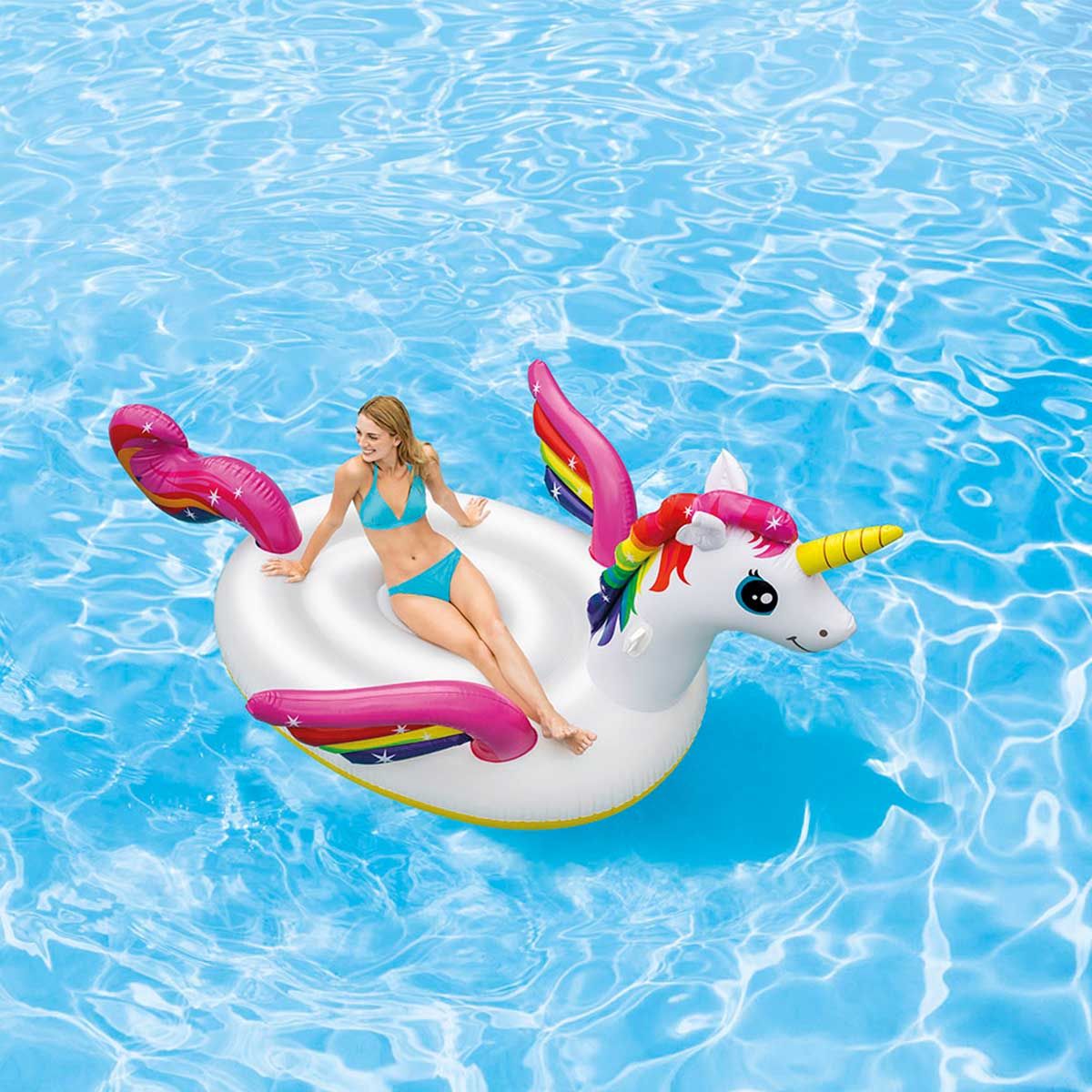 Intex Ride-On opblaasbare eenhoorn