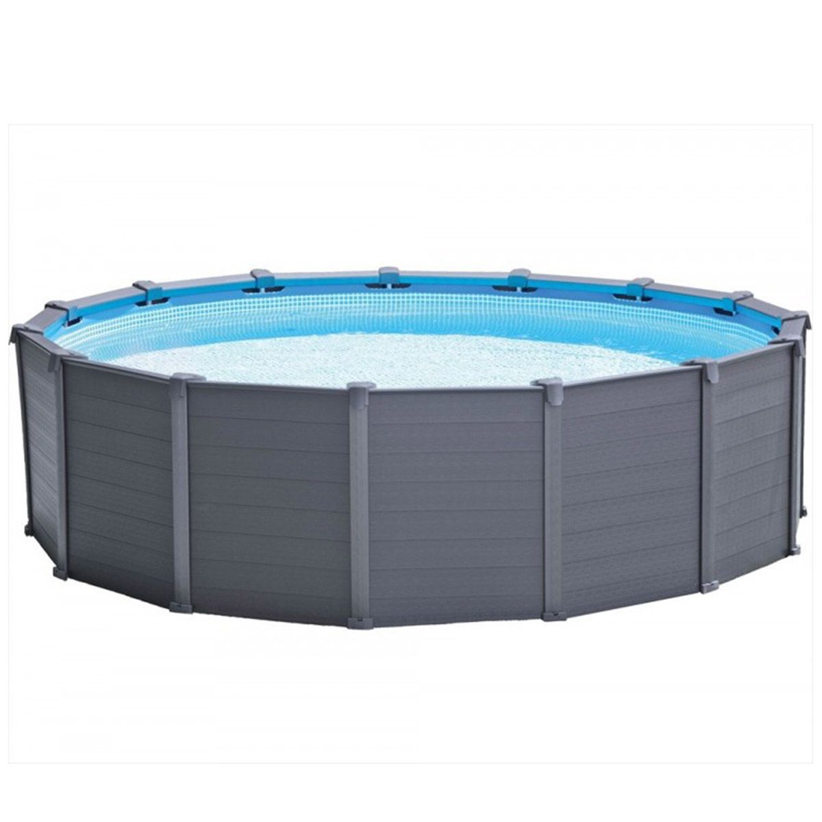 Intex Graphite Panel Pool 478 x 124 cm incl. accessoires
