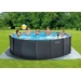 Intex Graphite Panel Pool - 478 x 124 cm - met zandfilterpomp en accessoires