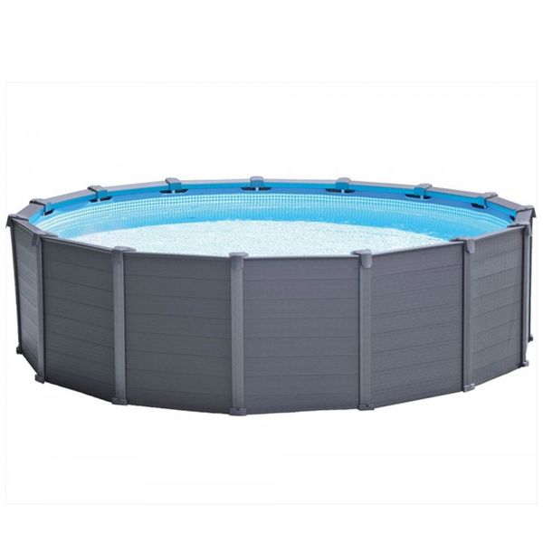 Intex Graphite Panel Pool 478 x 124 cm incl. accessoires