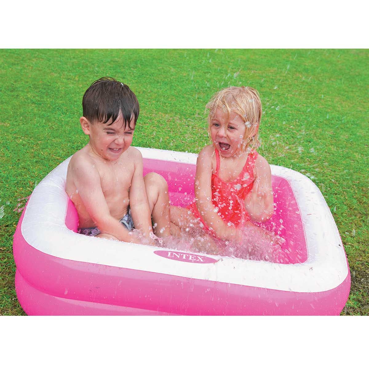 Intex Play Box baby zwembad roze