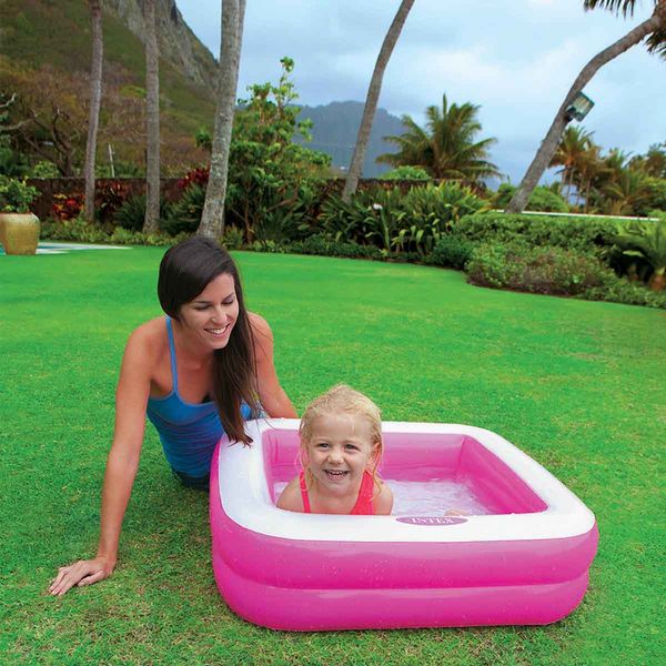 Intex Play Box baby zwembad roze