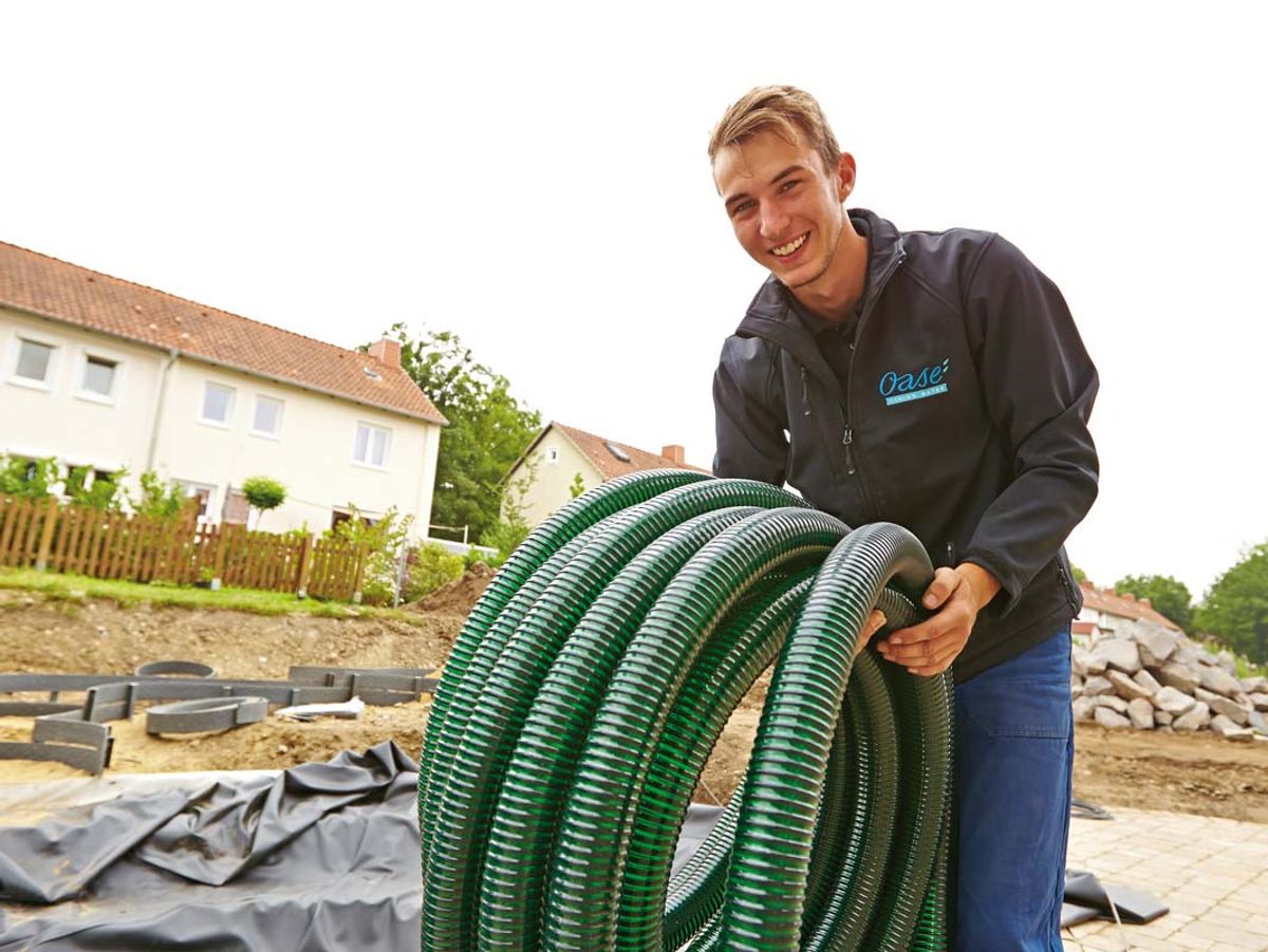 Spiraalslang Groen 1,5" 25m