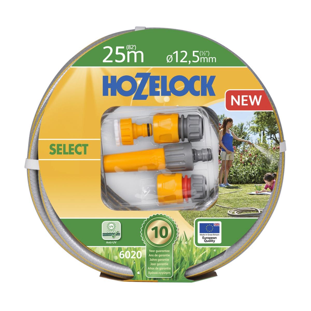 Hozelock Select 25 meter (Ø 12,5 mm) tuinslang met koppelingen