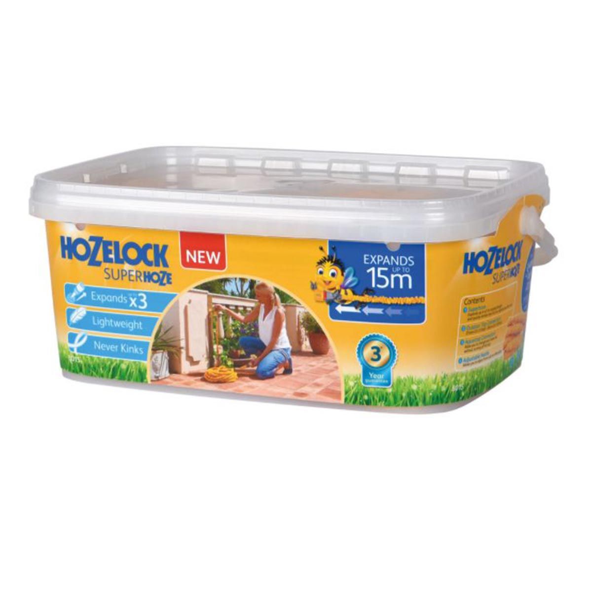 Hozelock Superhoze 15 meter (Ø 12,5 mm) flexibele tuinslang met koppelingen