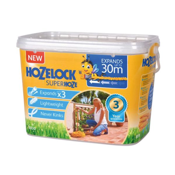 Hozelock Superhoze 30 meter (Ø 12,5 mm) flexibele tuinslang met koppelingen